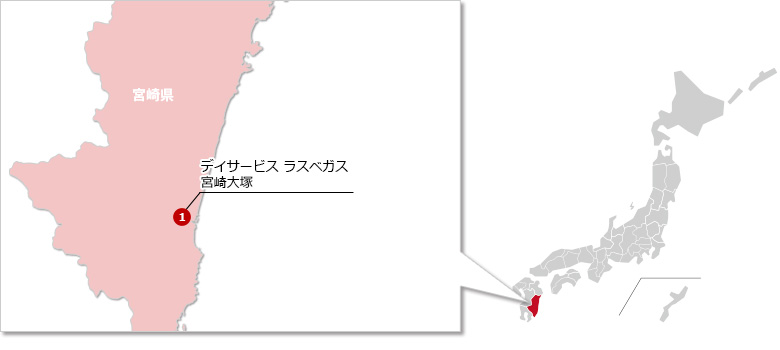 宮崎県エリアマップ